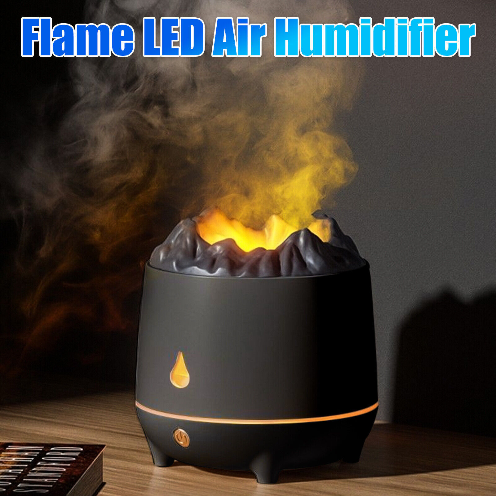 400ml Ultrasonic Humidifier & Essential Oil Diffuser