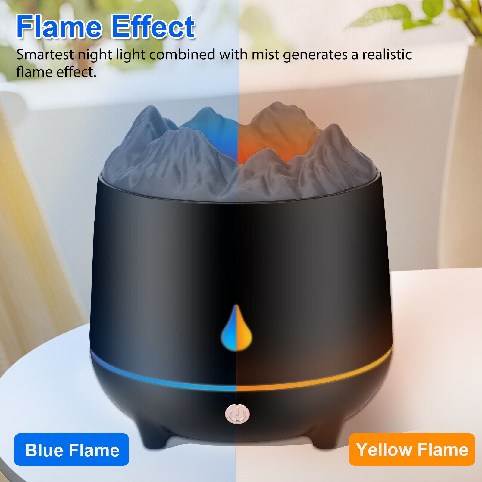 400ml Ultrasonic Humidifier & Essential Oil Diffuser