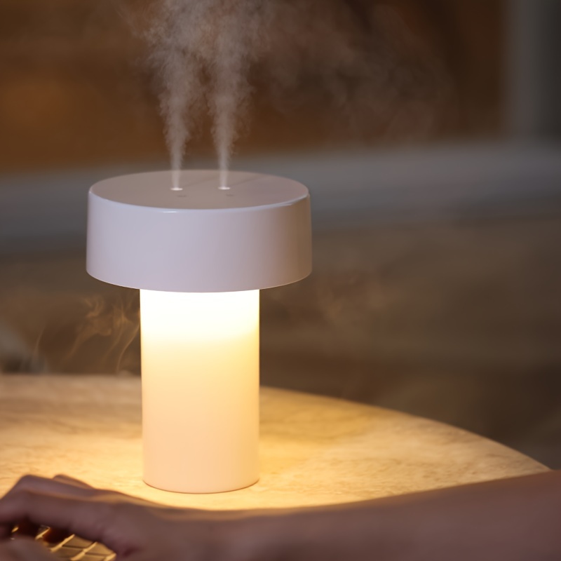 Whisper-Silent USB Humidifier with Adjustable Night Light