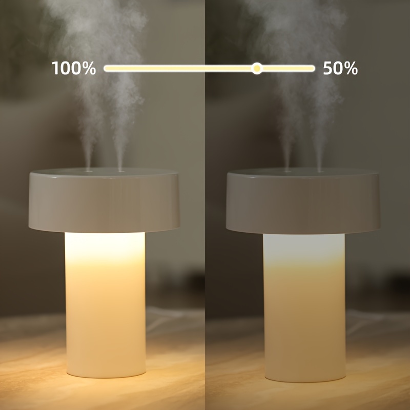 Whisper-Silent USB Humidifier with Adjustable Night Light