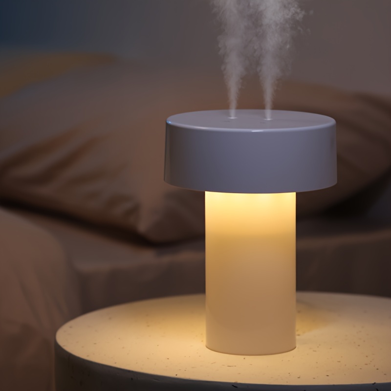Whisper-Silent USB Humidifier with Adjustable Night Light