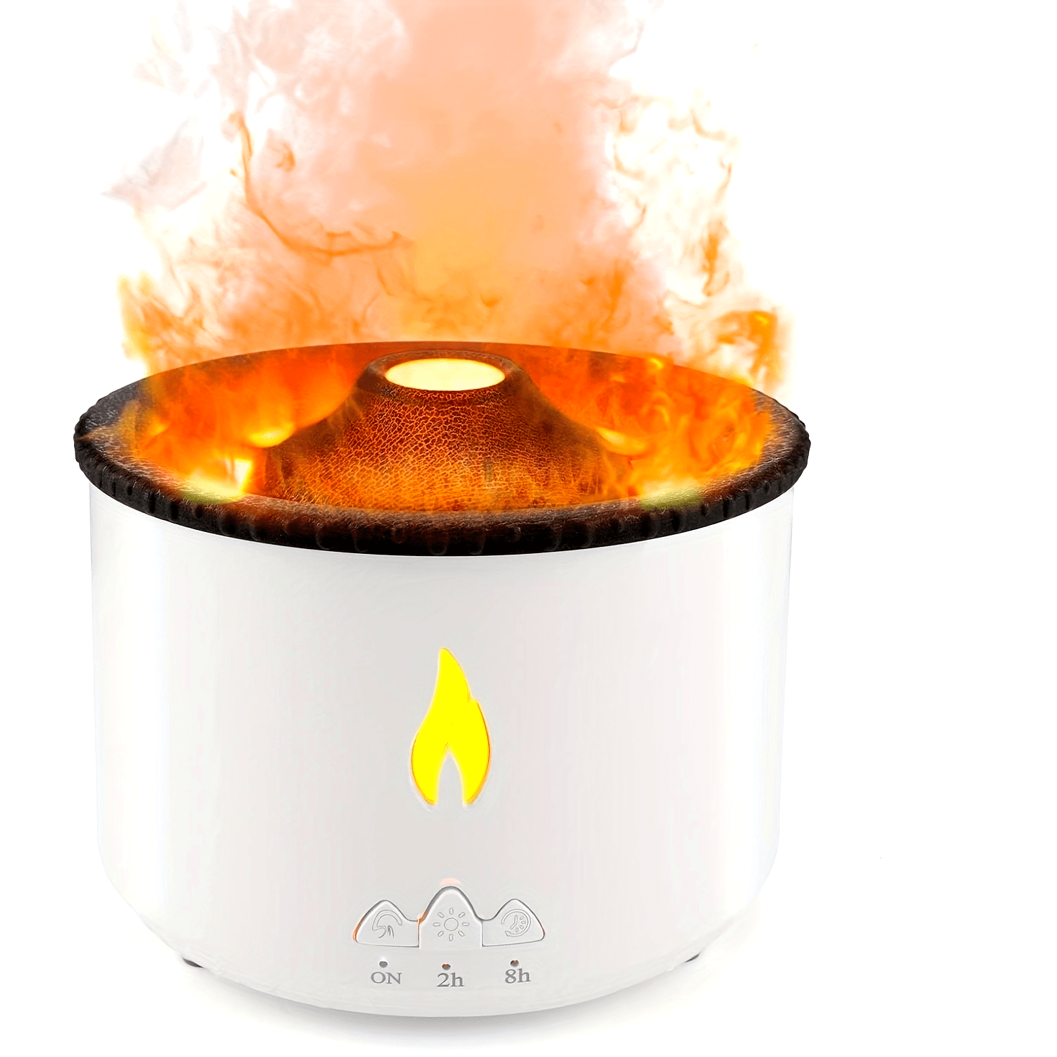 Flame Effect Ultrasonic Humidifier & Aroma Diffuser
