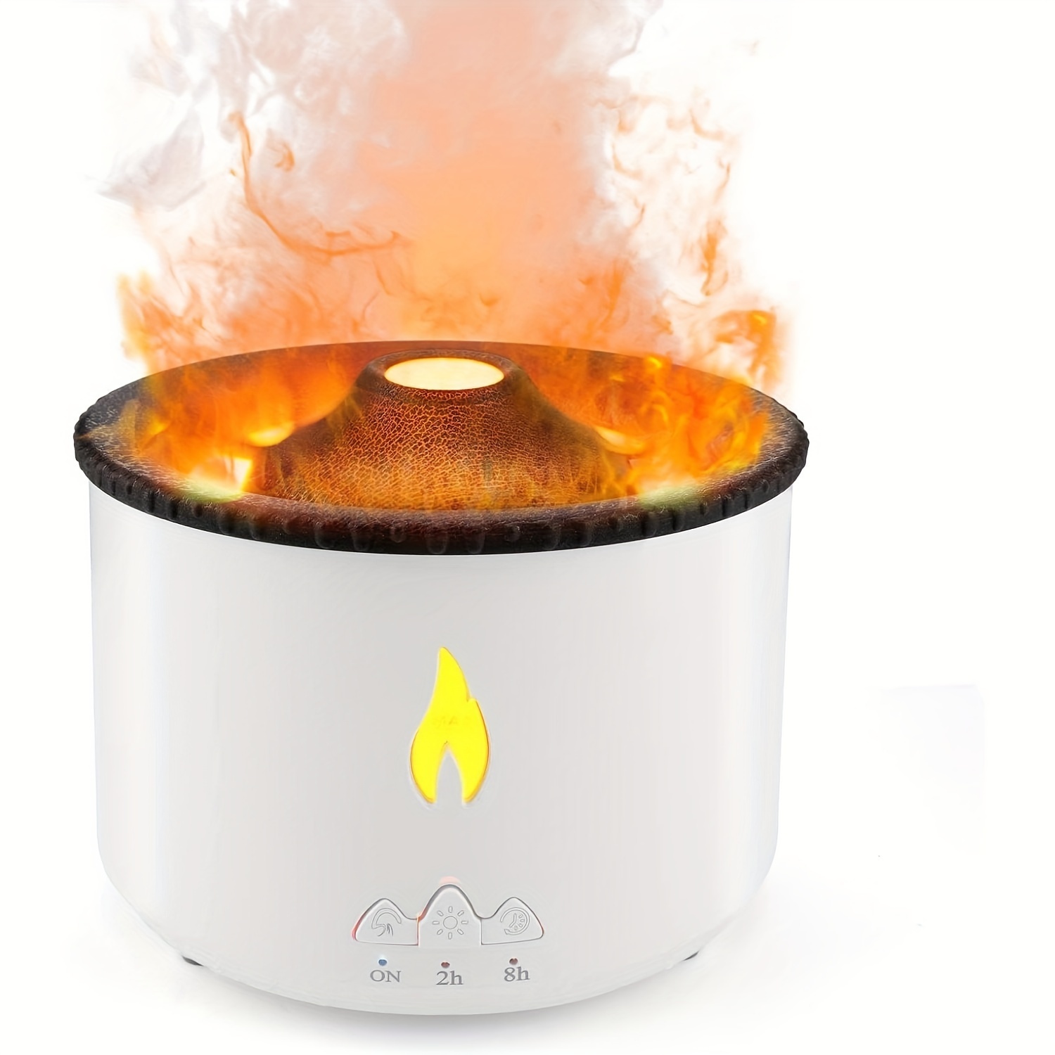 Flame Effect Ultrasonic Humidifier & Aroma Diffuser