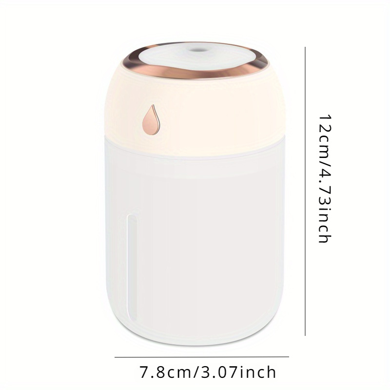 Portable USB Cool Mist Humidifier — Quiet & Compact Design