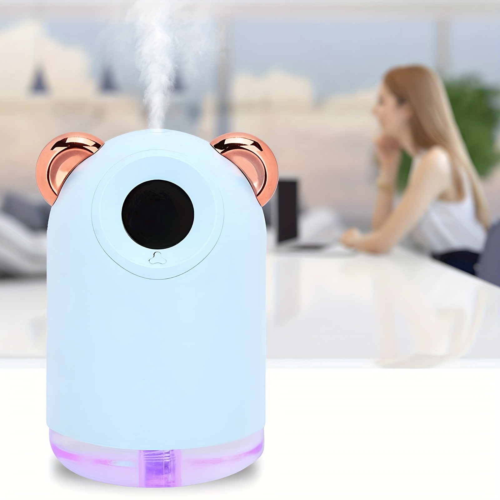 LED灯光狗狗加湿器细节图 1