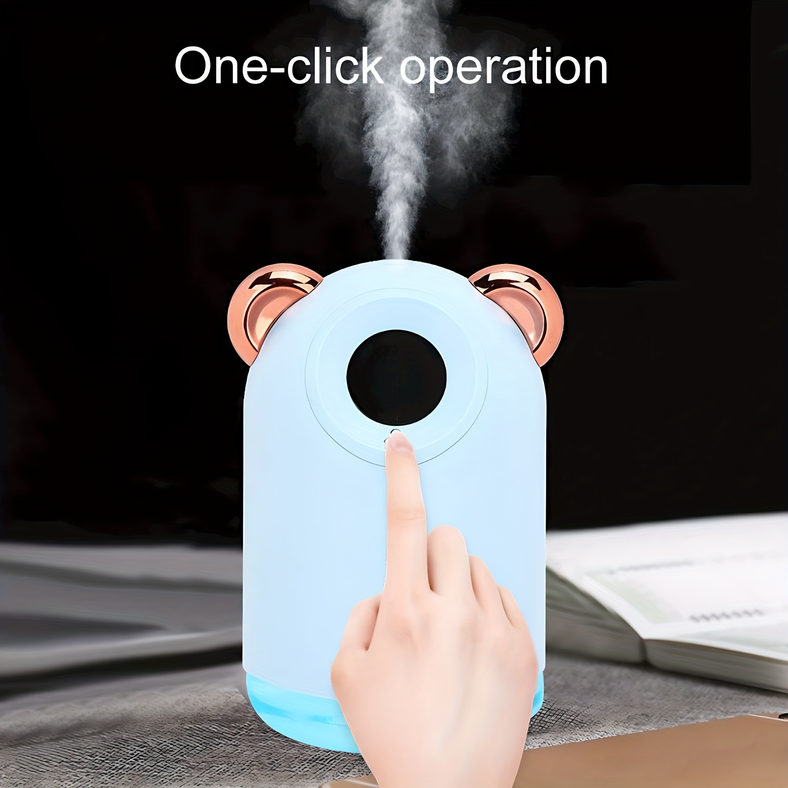 LED灯光狗狗加湿器细节图 5