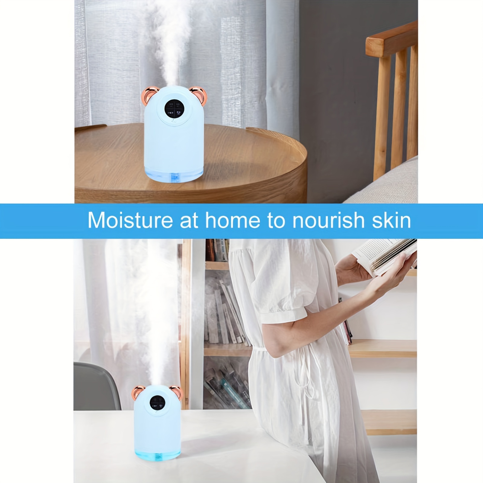 LED灯光狗狗加湿器细节图 7