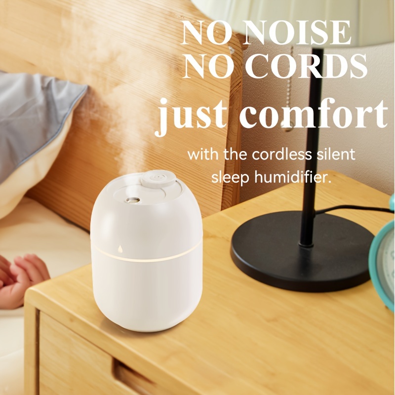 USB Desktop Humidifier with 7-Color LED Ambient Light