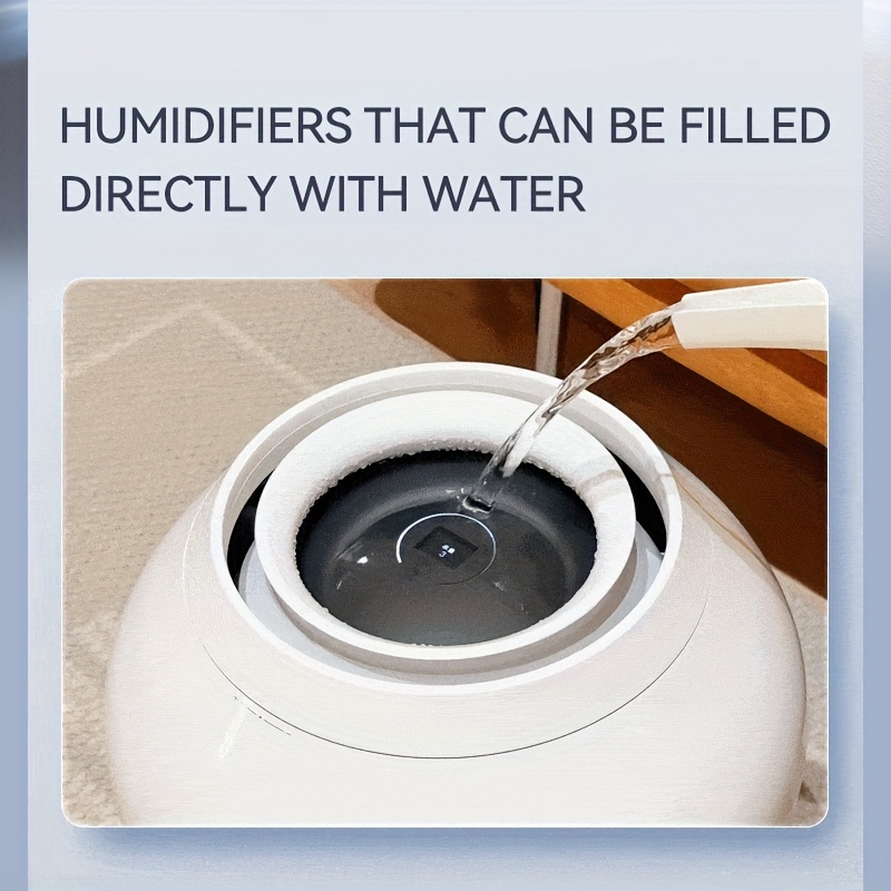 USB Desktop Humidifier with 7-Color LED Ambient Light