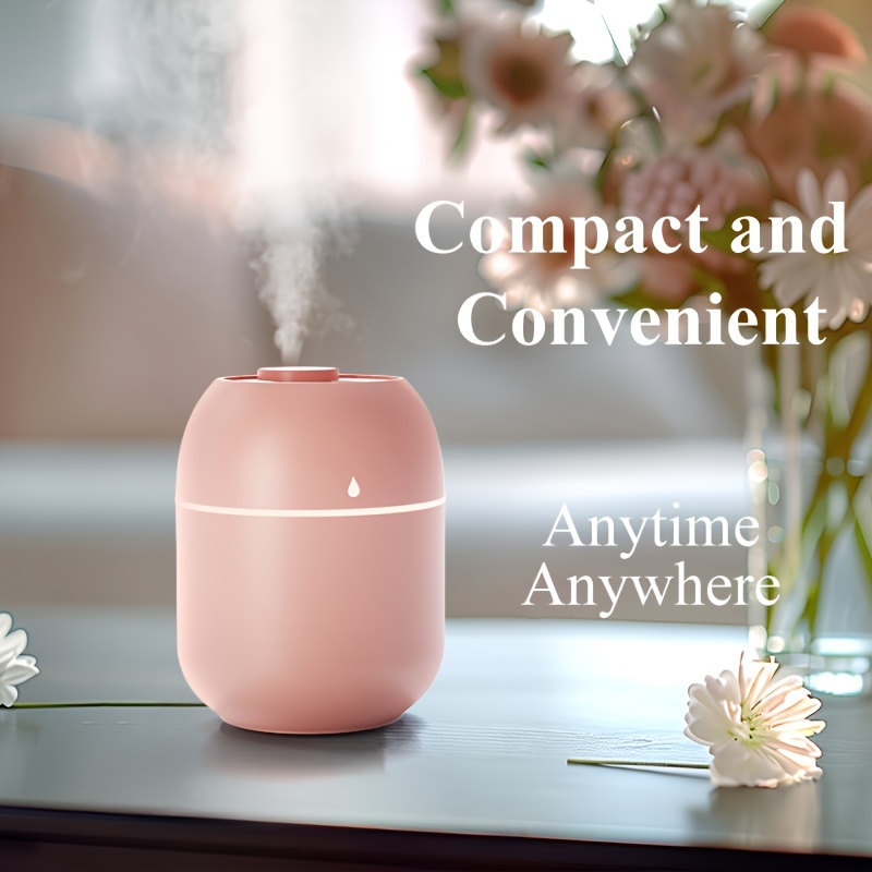 USB Desktop Humidifier with 7-Color LED Ambient Light