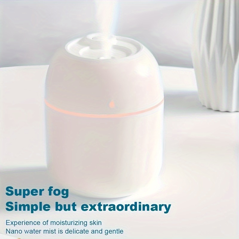 Water tank detail of compact 7.44 oz USB car & indoor humidifier