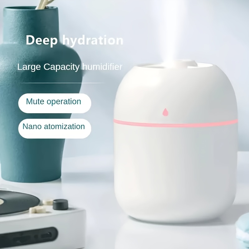 7.44 oz USB Portable Cool Mist Humidifier & Aromatherapy Diffuser
