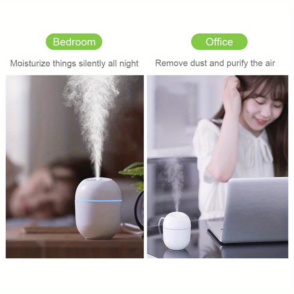便携式USB加湿器(带LED灯及精油扩散功能)