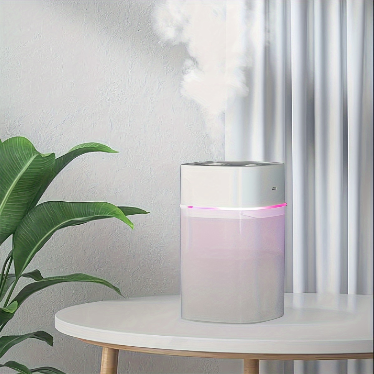 Ultra-Quiet USB Mini Humidifier — 400 mL Capacity + LED Night Light