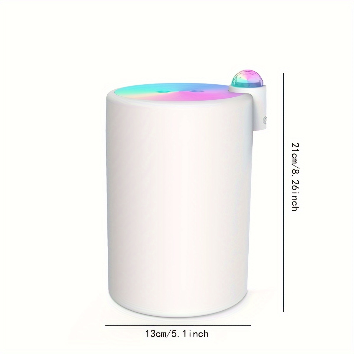 Marquee 2000ml Dual-Mist USB Humidifier with Night Light