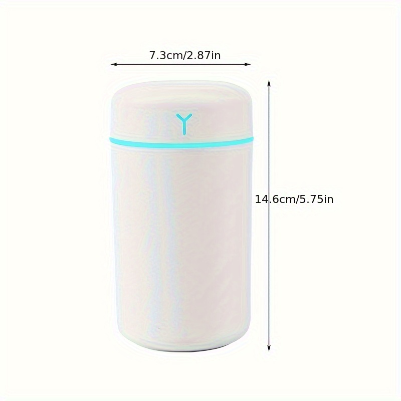 USB Portable Humidifier — 1L Ultrasonic, for Desks, Cars, Travel