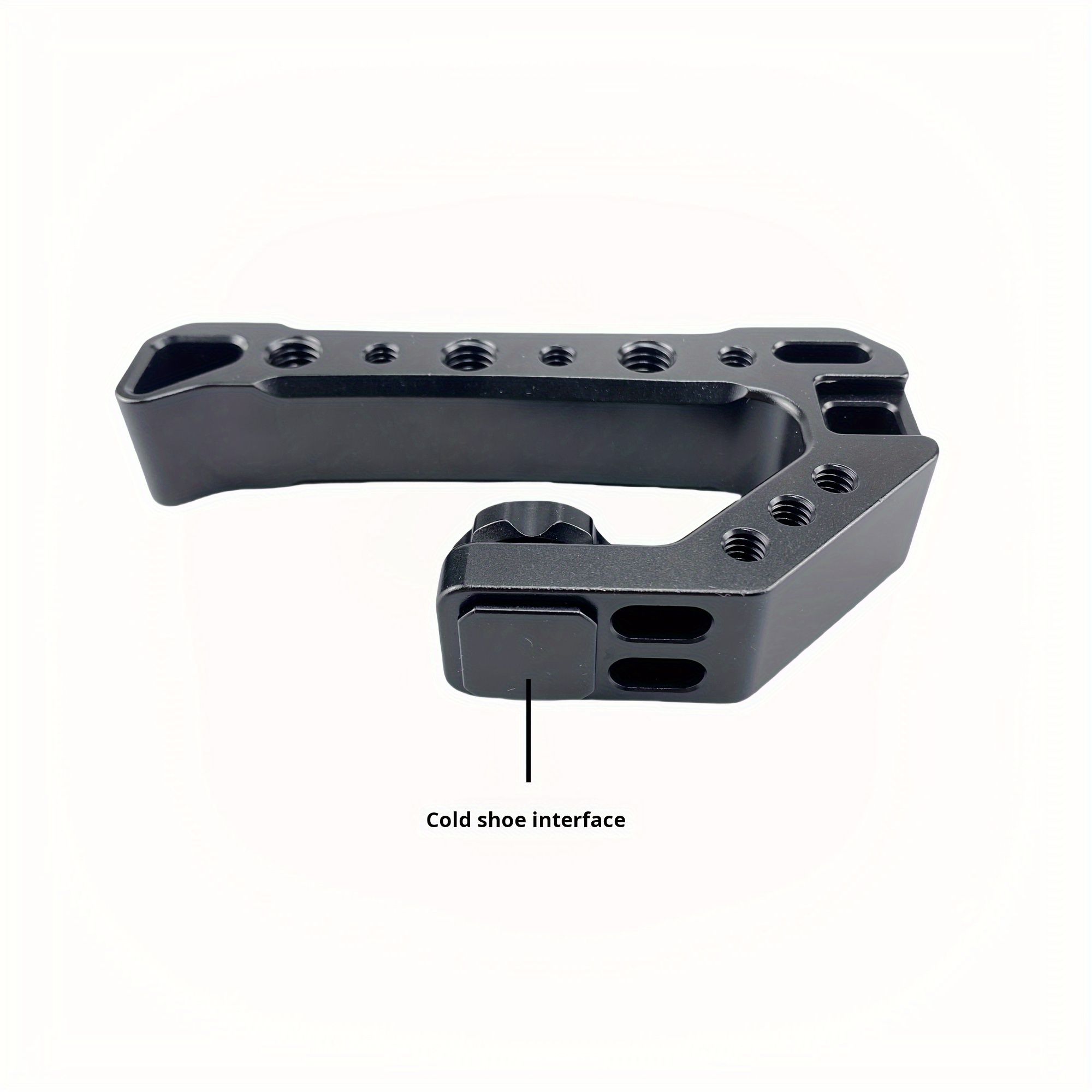 Aluminum DSLR/Mirrorless Camera Top Handle with Cold Shoe Mounts