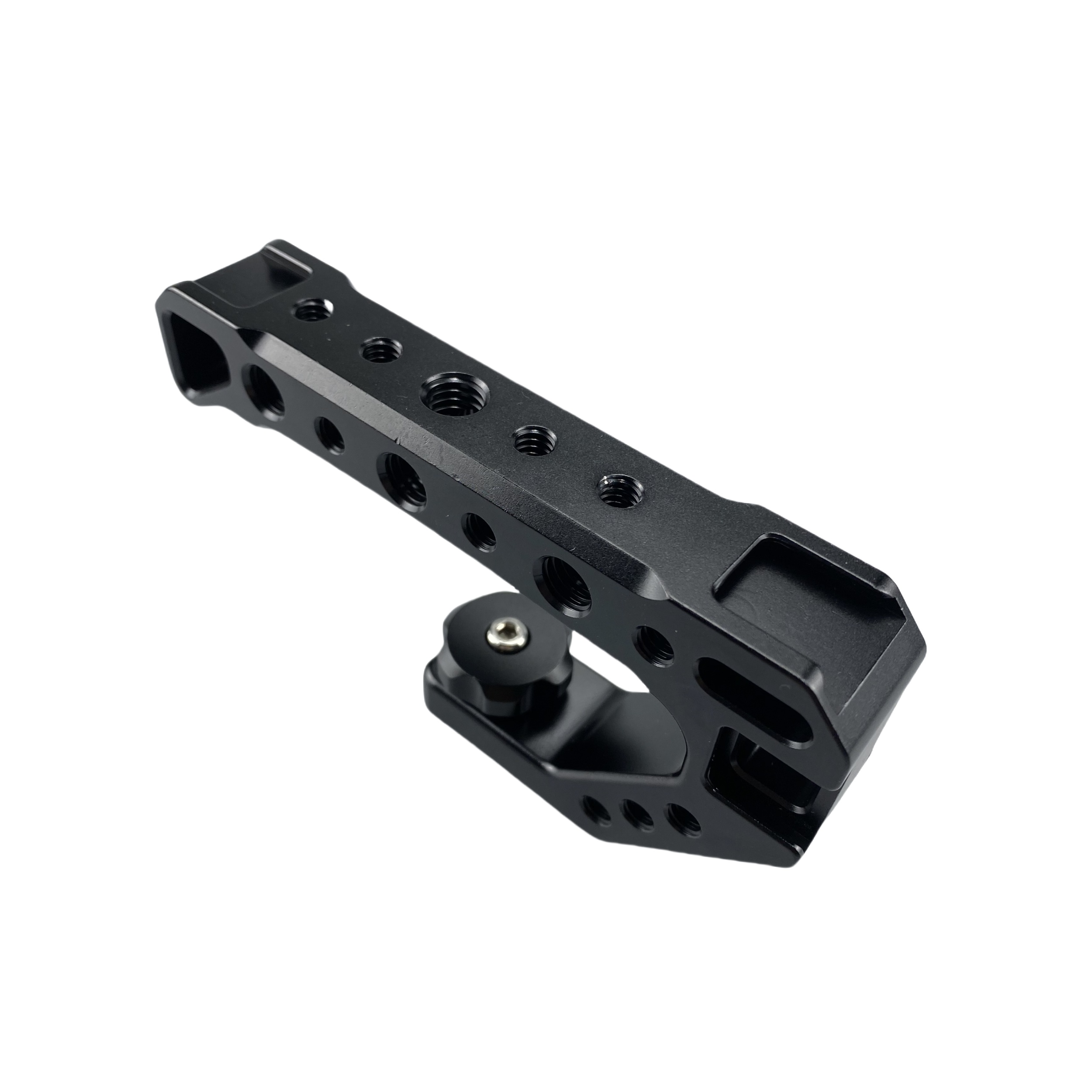 Aluminum DSLR/Mirrorless Camera Top Handle with Cold Shoe Mounts