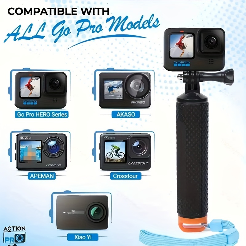 GoPro Neutral-Buoyancy Selfie Stick Grip – Waterproof to 30m, Adjustable