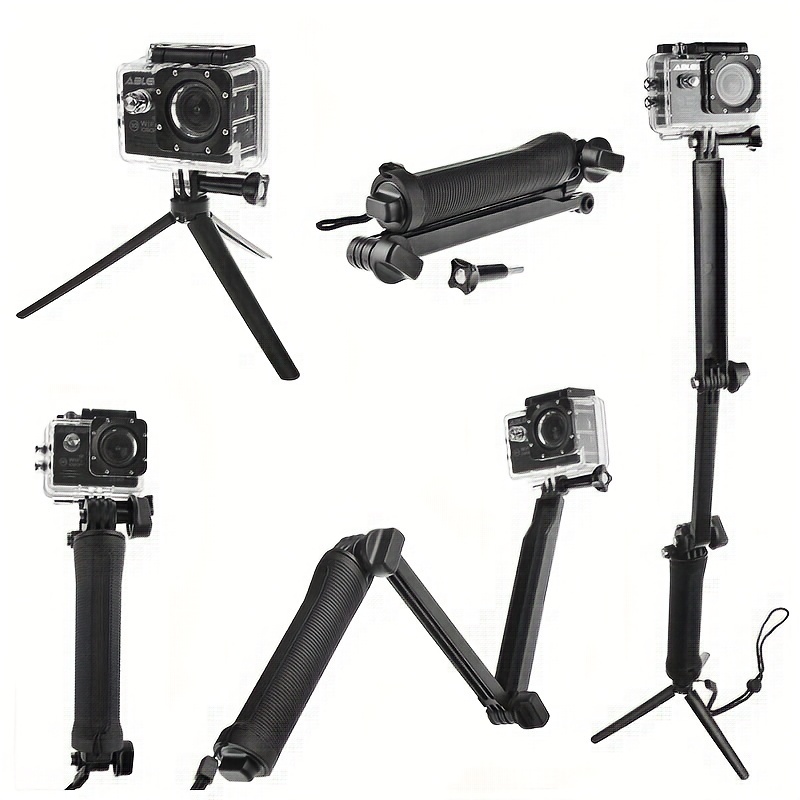 Tri-Mode Waterproof Selfie Stick & Tripod Mount for GoPro, DJI, Insta360