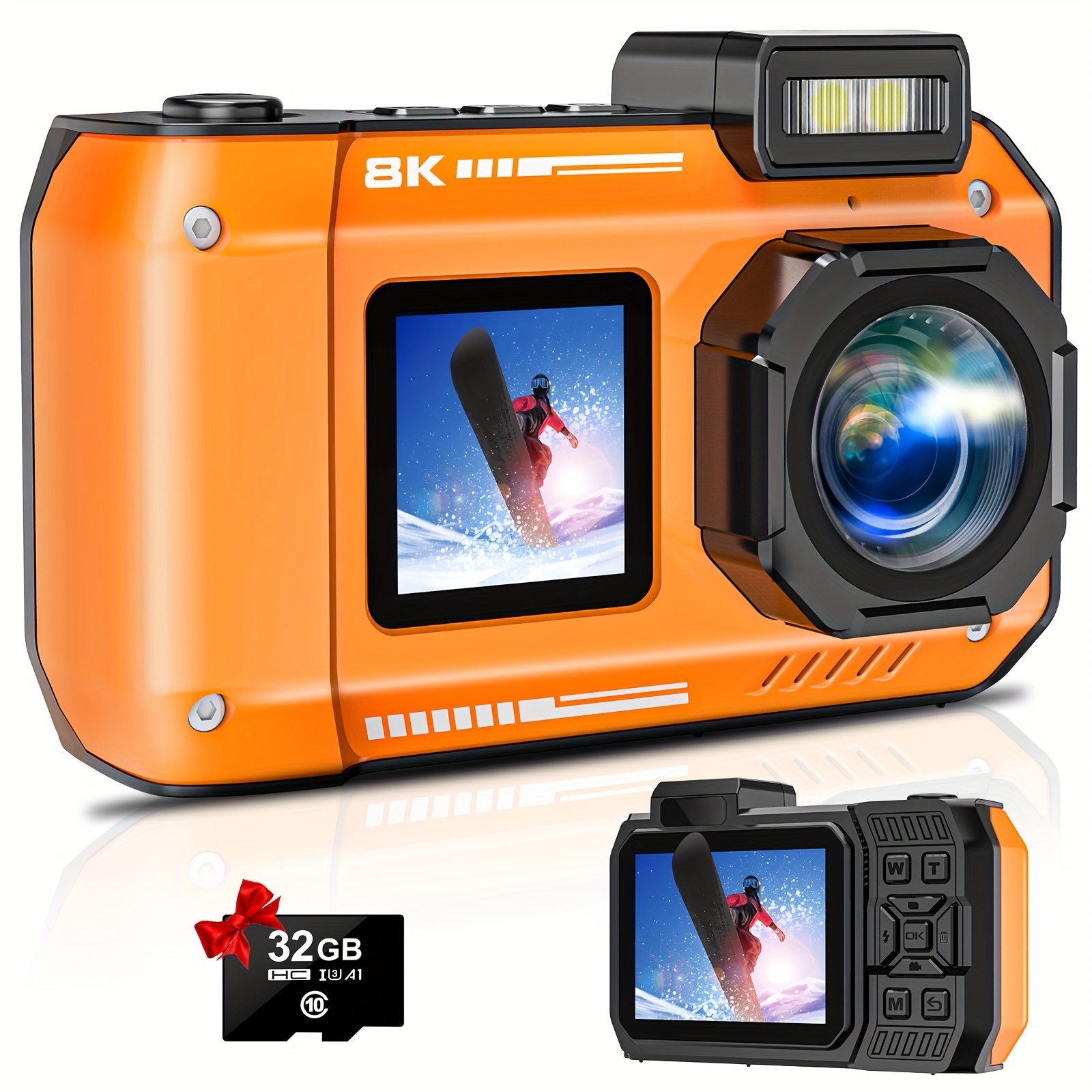 8K Underwater Camera — Front View