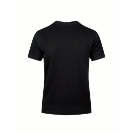 5-Pack Men's 100% Cotton Crew Neck T-Shirts