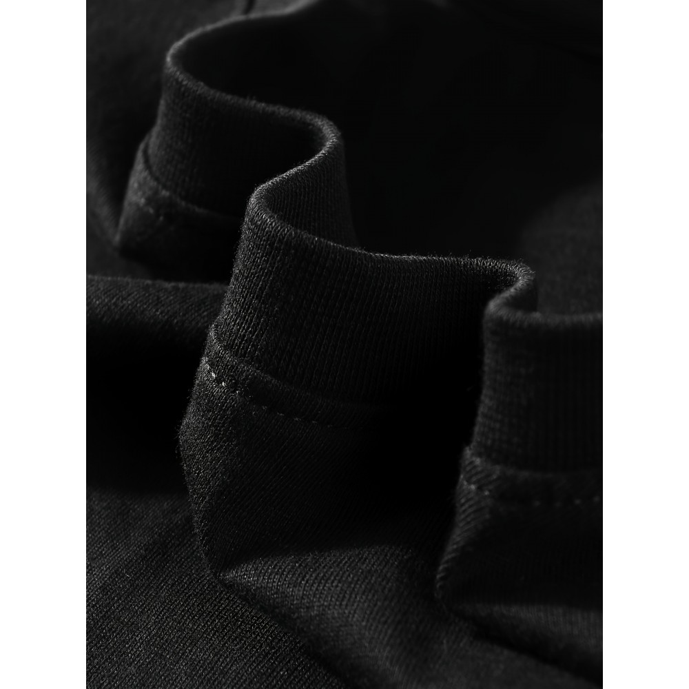 5-Pack Men's 100% Cotton Crew Neck T-Shirts