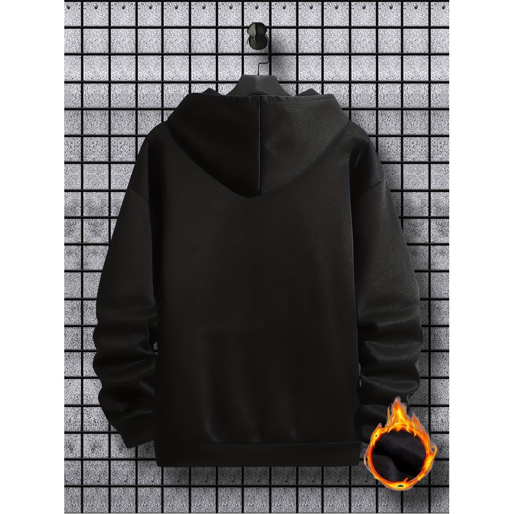 Los Angeles Print Hoodie for Men – 100% Polyester Pullover