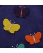 蝴蝶图案纯棉女童连衣裙（1–9岁）｜夏季A字型