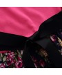 女童花卉荷叶边连衣裙——长袖,适合2–9岁
