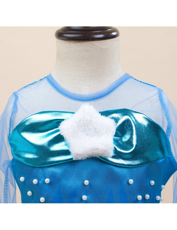 女童美人鱼尾巴角色扮演服装 – 适合4–13岁