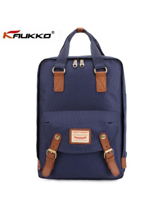 KAUKKO 男士尼龙休闲双肩包——旅行与上学两用