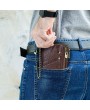 RFID防护真皮男士钱包——10卡位、双拉链设计