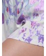 女士花卉印花无袖露背V领连体裤