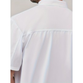 Chef Code 男士短袖涤纶厨师服