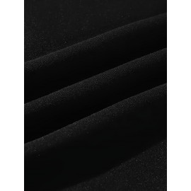 男士几何图案涤纶运动衫与运动裤套装