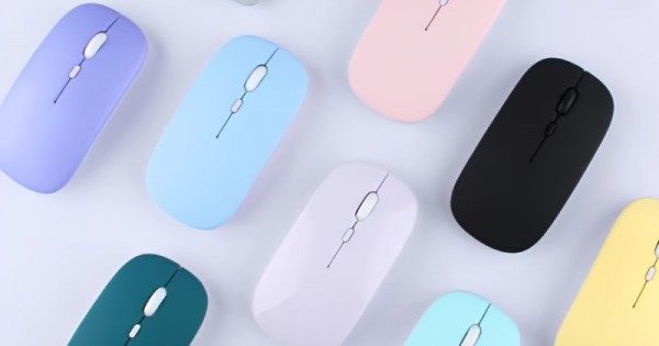 Rechargeable Wireless Mouse 1600 DPI — Silent Design, Cross-Platform Compatible