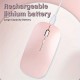 Rechargeable Wireless Mouse 1600 DPI — Silent Design, Cross-Platform Compatible