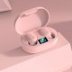 TWS Wireless Bluetooth Earbuds with LED Display Charging Case and Qi Wireless Charging
