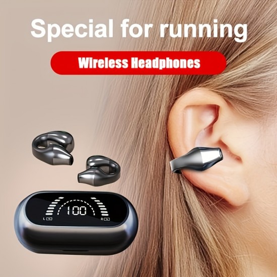 Bone Conduction Headphones BT 5.2 | IPX7 Waterproof | Active Noise Cancellation (ANC)