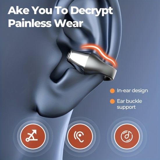 Bone Conduction Headphones BT 5.2 | IPX7 Waterproof | Active Noise Cancellation (ANC)