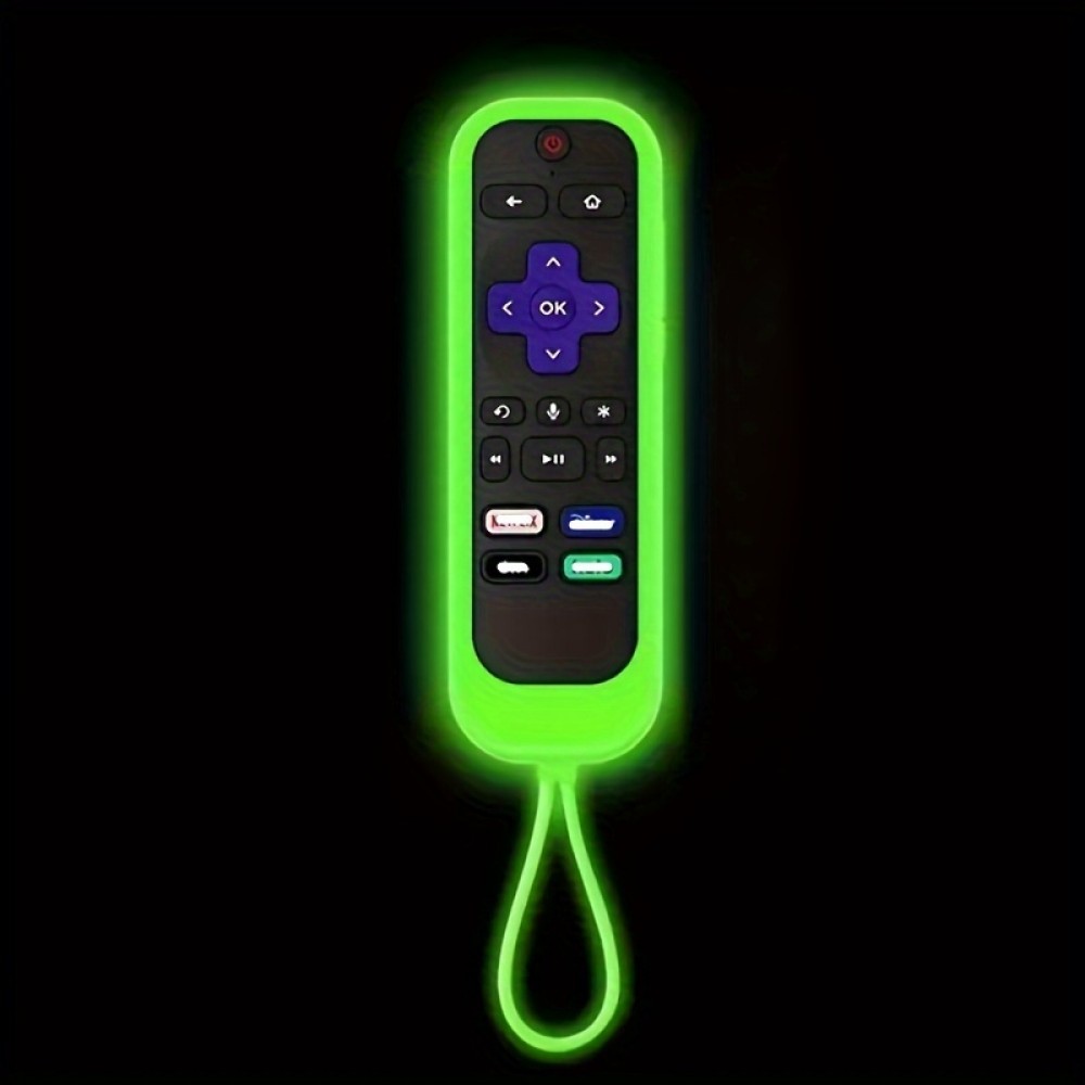 TCL Roku RC280TV Remote Silicone Protective Cover — Drop-Resistant Design with Nightlight Compatibility