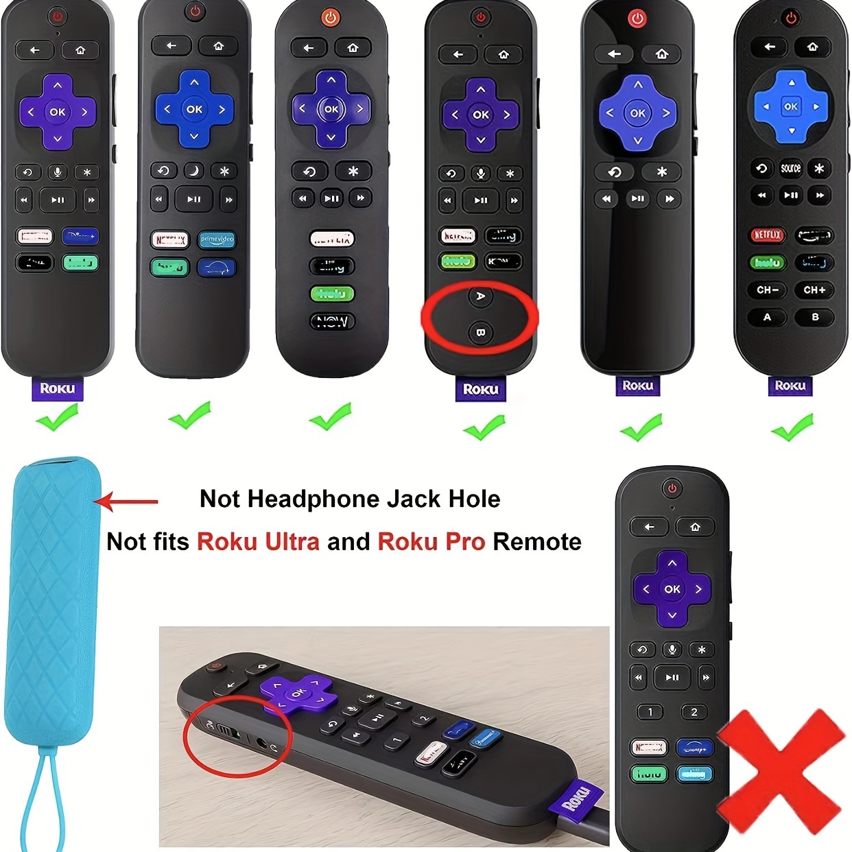TCL Roku RC280TV Remote Protective Cover — Packaging & Accessories