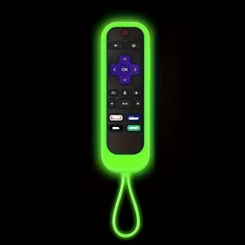 TCL Roku RC280TV Remote Silicone Protective Cover — Drop-Resistant Design with Nightlight Compatibility