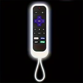 TCL Roku RC280TV Remote Silicone Protective Cover — Drop-Resistant Design with Nightlight Compatibility