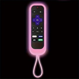 TCL Roku RC280TV Remote Silicone Protective Cover — Drop-Resistant Design with Nightlight Compatibility