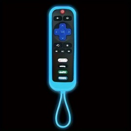TCL Roku RC280TV Remote Silicone Protective Cover — Drop-Resistant Design with Nightlight Compatibility
