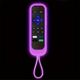 TCL Roku RC280TV Remote Silicone Protective Cover — Drop-Resistant Design with Nightlight Compatibility