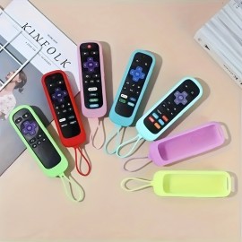 TCL Roku RC280TV Remote Silicone Protective Cover — Drop-Resistant Design with Nightlight Compatibility