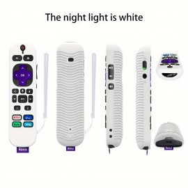 Roku RCA1R Voice Remote Silicone Protective Case with Lanyard